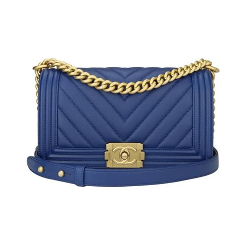 blue smooth chanel boy 2018